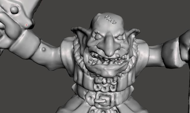 Remix goblin standard bearer 3D model thumbnail