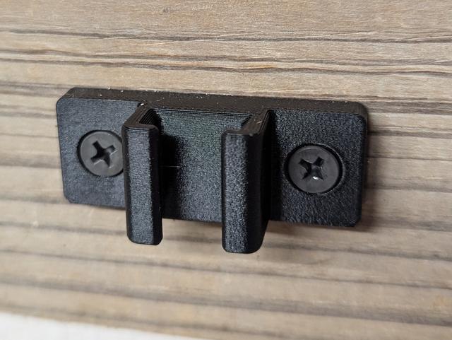QUICK-CLIP: Screw Mount Base/Buckle 3D model thumbnail