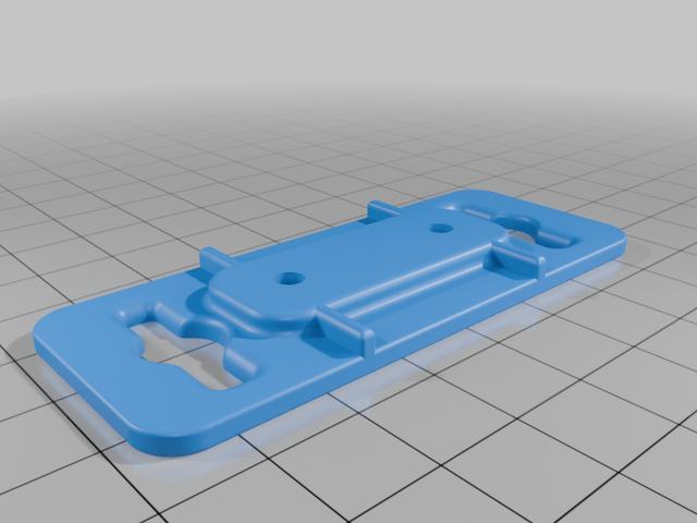 FortiGate wall mount bracket (Remix) 3D model thumbnail