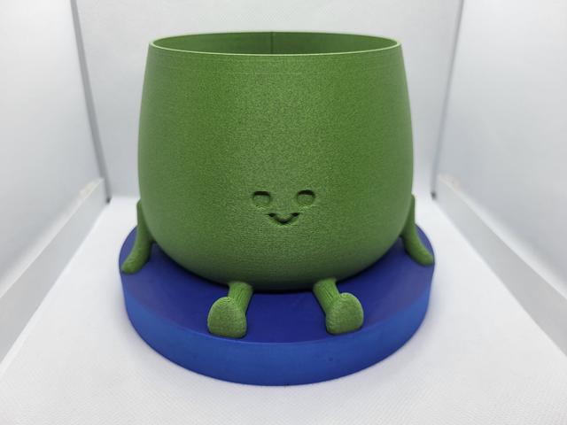 Drip tray / stand for happy pot 3D model thumbnail