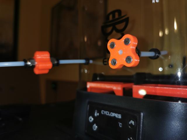 Twist quick relase PTFE tube connector 3D model thumbnail