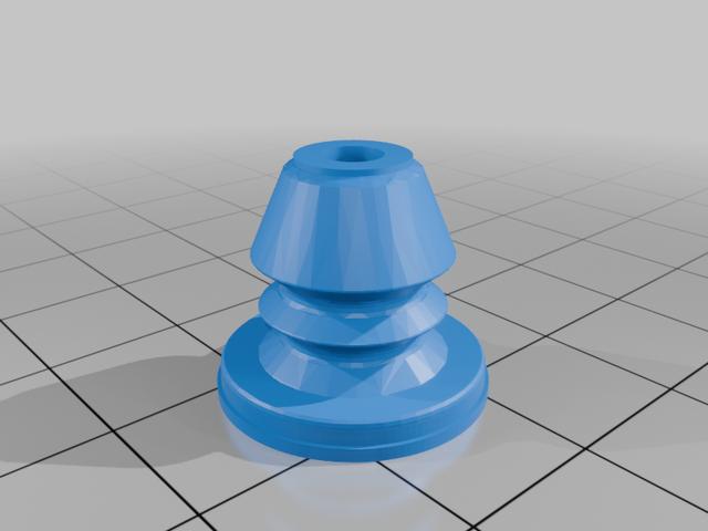 Beta Evo Grimeca Clutch/Brake boot 3D model thumbnail