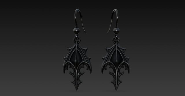 earring 3D model thumbnail