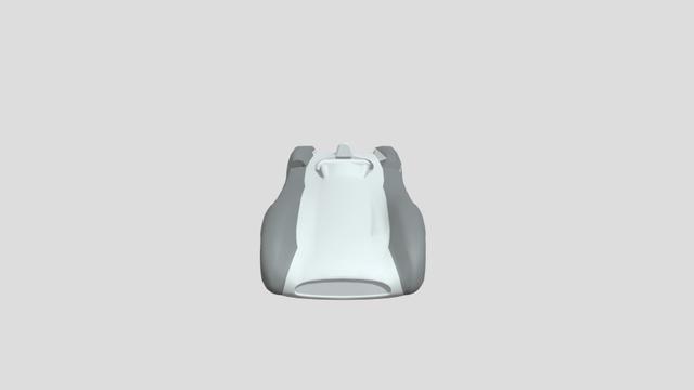 Mercedes 300SLR lowpoly for 3D-printing 3D model thumbnail