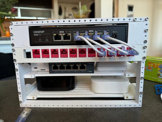 Mini Homelab Media Rack 3D model thumbnail