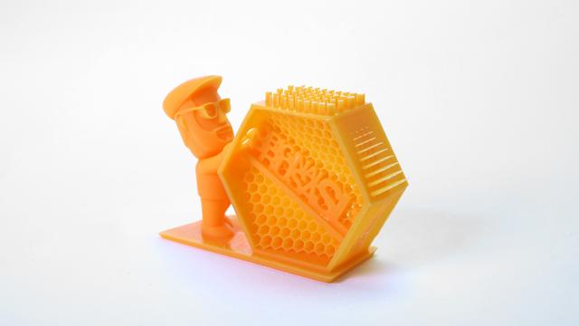 Original Prusa SL1 Test Object 3D model thumbnail