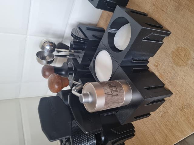 Coffee Blocks: 1zpresso Q2  hand grinder block 3D model thumbnail