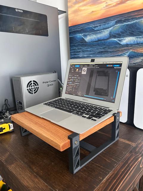 Laptop Stand 3D model thumbnail
