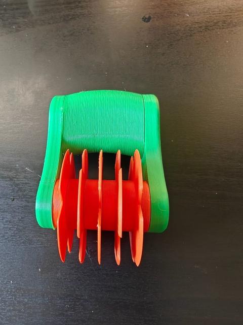 Lattice roller with no edge trim 3D model thumbnail