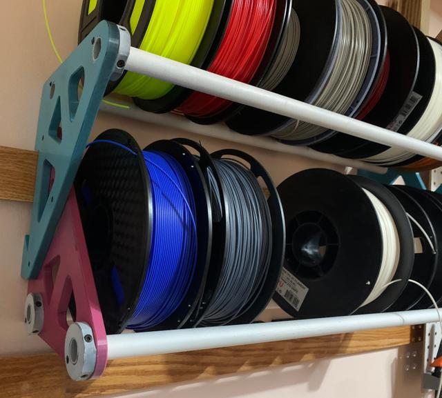 Reversible Double-Deck-able  RepRack shelf 3D model thumbnail