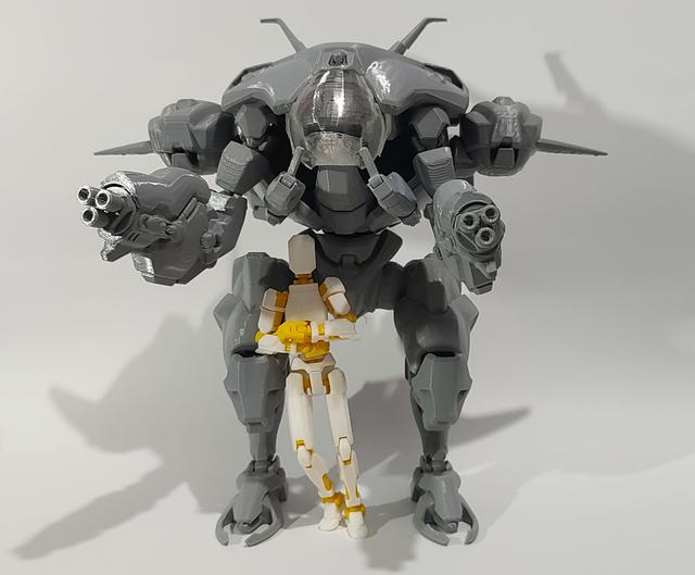 Dummy 13 D.Va Meka 3D model thumbnail