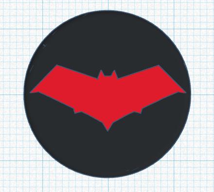 Red Hood Finger Slinger Weight 3D model thumbnail