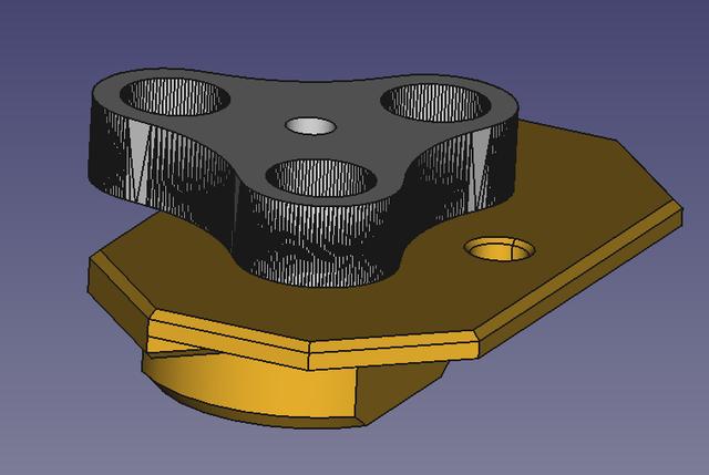 Original Prusa Enclosure Top Edge Plug With PC4-M10 and Magnetic Quick Connect 3D model thumbnail