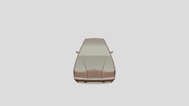 Rolls-Royce Silver Spirit for 3D-printing 3D model thumbnail