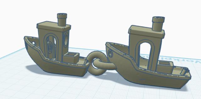 Articulated Benchy, might need supports 3D model thumbnail