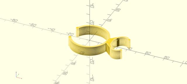 "Water Pipe" BIC Holder 3D model thumbnail