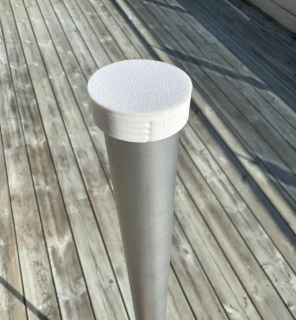 Simple end cap for 20mm conduit 3D model thumbnail