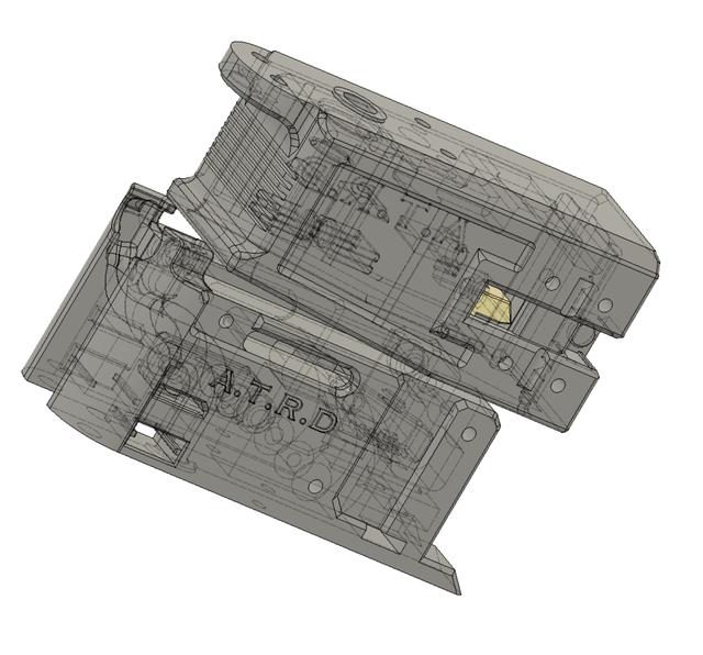 マルゼンCA870用 M4マガジンアダプタ 3D model thumbnail