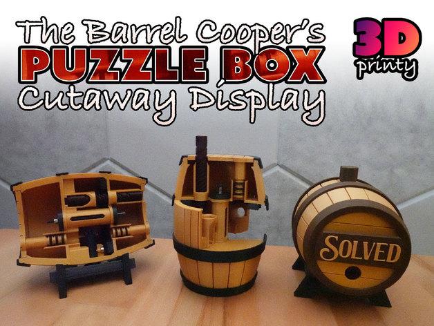 Barrel Cooper's Puzzle Box (Display Edition) 3D model thumbnail