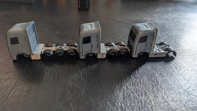 HO/1:87 scale modular sleeper euro cab (NO AMS) 3D model thumbnail