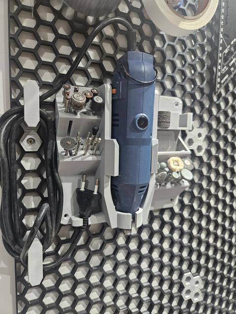 HSW adapter for Dremel Wall mount 3D model thumbnail