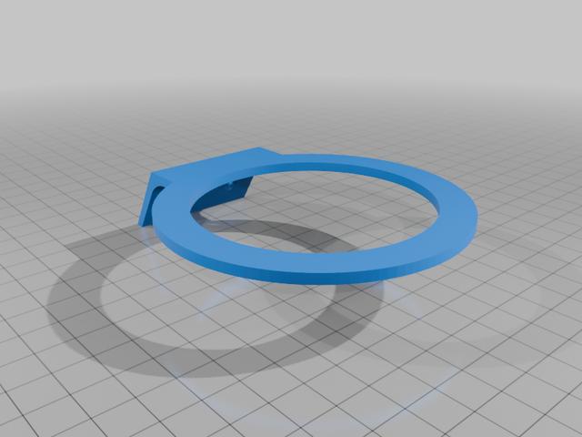 Spray Paint / Grease can holder - Angled. Low material and fast to print  3D model thumbnail