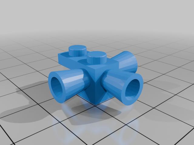 Lego compatible Siren 4590 3D model thumbnail