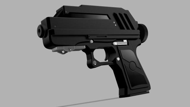 Star Wars - DC17 Blaster 3D model thumbnail