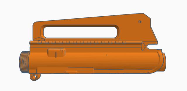 M16 Upper for airsoft 3D model thumbnail