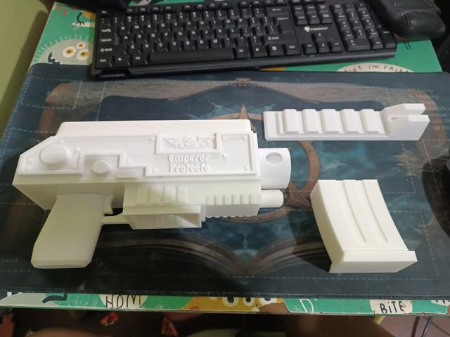 Boltgun commander mtg 3D model thumbnail