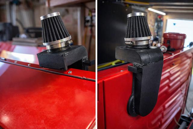 Harbor Freight Sandblast Cabinet Air Intake Filter + Metering Valve 3D model thumbnail