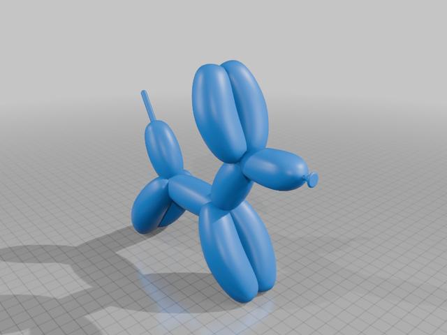 Balloon Dog 3D model thumbnail