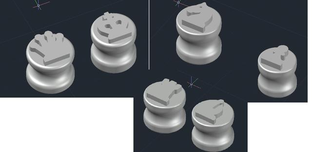 minichess 3D model thumbnail