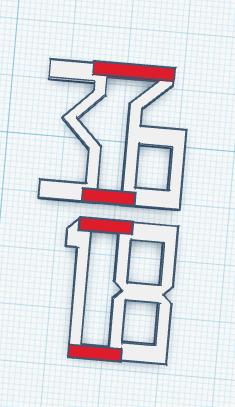 Chubu Centrair International Airport runway numbers stencil(36,18) 3D model thumbnail