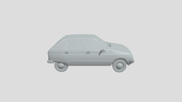 Citroën Visa for 3D-printing 3D model thumbnail