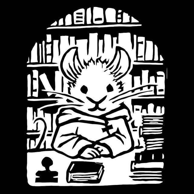 Ornamental Library Mouse Relief 3D model thumbnail