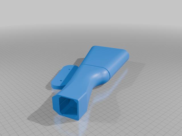 AK 47 Battery stock  3D model thumbnail