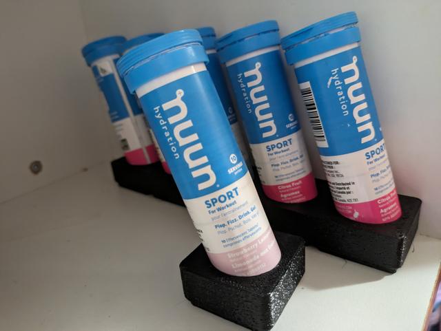Gridfinity NUUN Tube Storage 3D model thumbnail
