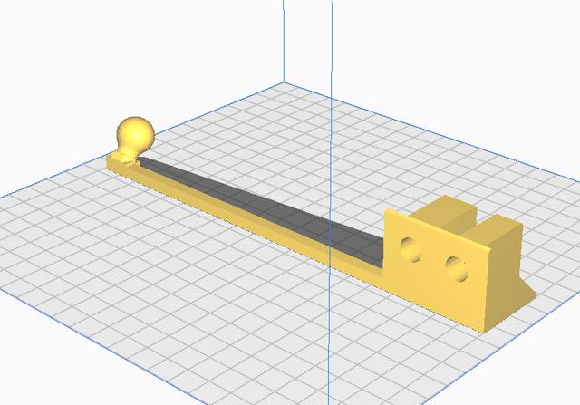 Ender 3 S1 Pro Camera Ball Mount - Taller V2 3D model thumbnail