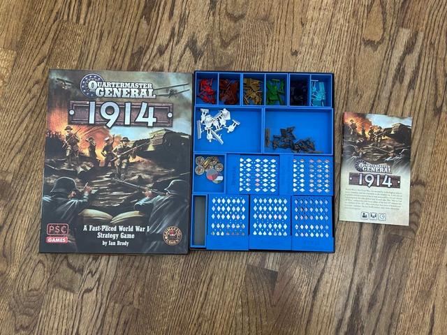 Quartermaster General 1914 Board Game Insert 3D model thumbnail