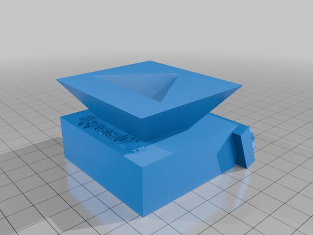 Hope you can read Chinese- Cube Stand 3D model thumbnail
