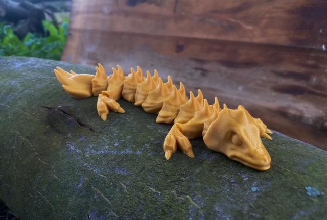 Flexi Lizard 3D model thumbnail