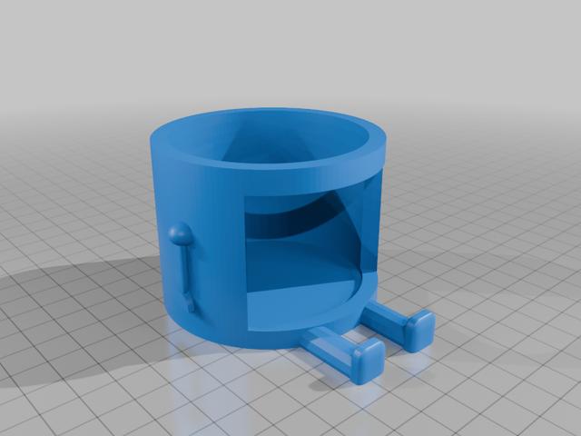 Emotion robot indicator 3D model thumbnail