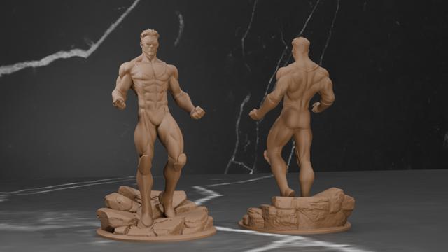 Invincible Figurine  3D model thumbnail
