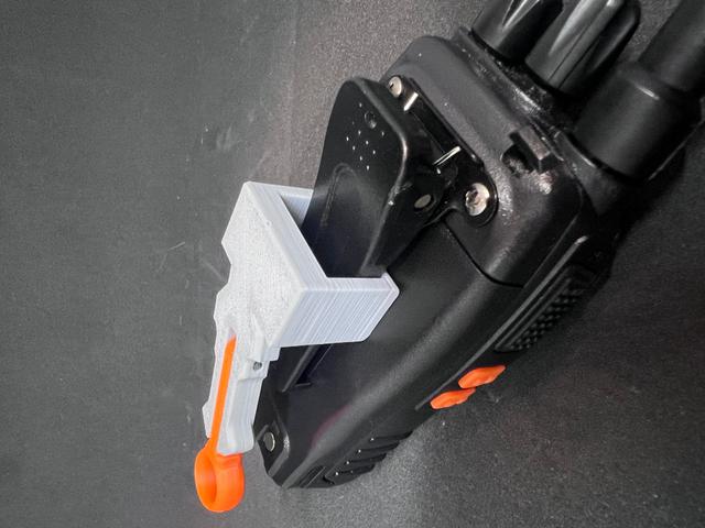 QUICK-CLIP Walkie Mount REMIX 3D model thumbnail
