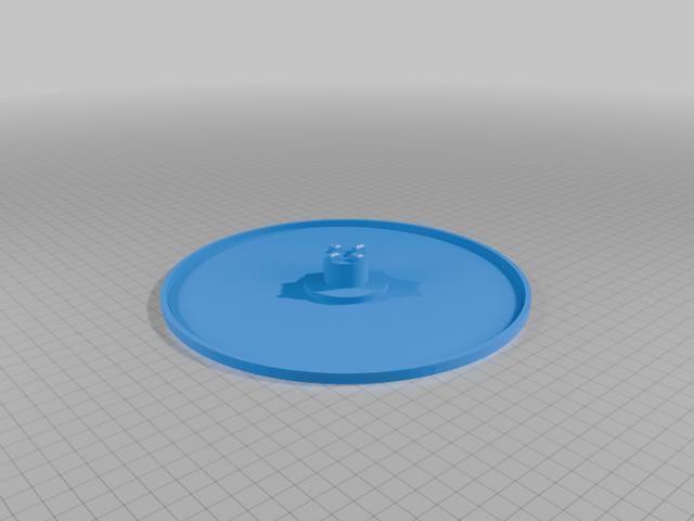 Einscan SE Turntable Plate 3D model thumbnail