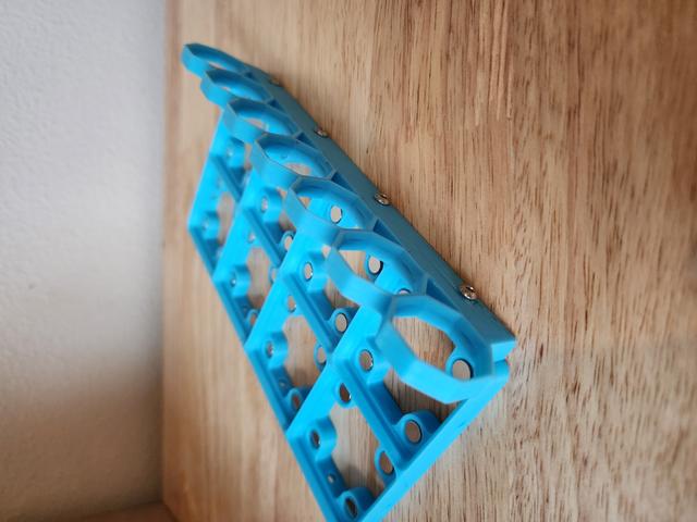Parametric Gridfinity Back Plate for Multiboard 3D model thumbnail