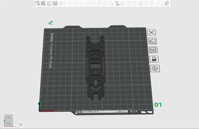 Frame inspired by Iflight Nazgul XL5 V4 3D model thumbnail