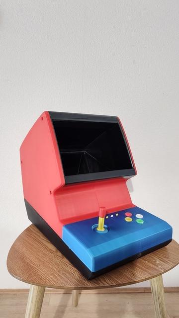 Raspberry Pi Zero 2w (or pi 3, 4) Arcade Desktop  3D model thumbnail