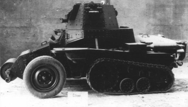 Citroen Kegresse P28 Armoured car 3D model thumbnail